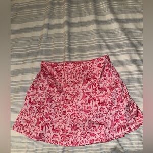Hill House Pink Floral Swim Skirt